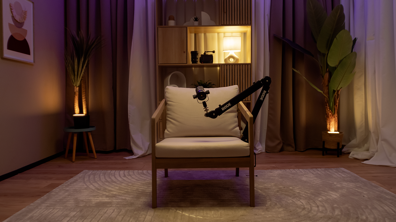 Studio Face cam pour vidéos en solo